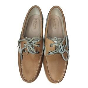Sperry Top Sider Womens Leather Boat Shoes Lace Up Comfort Classics Size 7.5